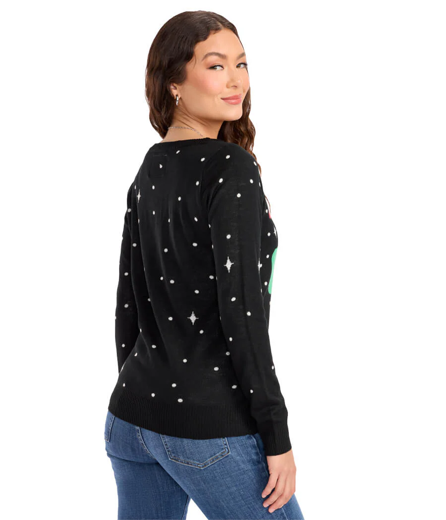 Women's Santa Unicorn Ugly Christmas Sweater - Image 2