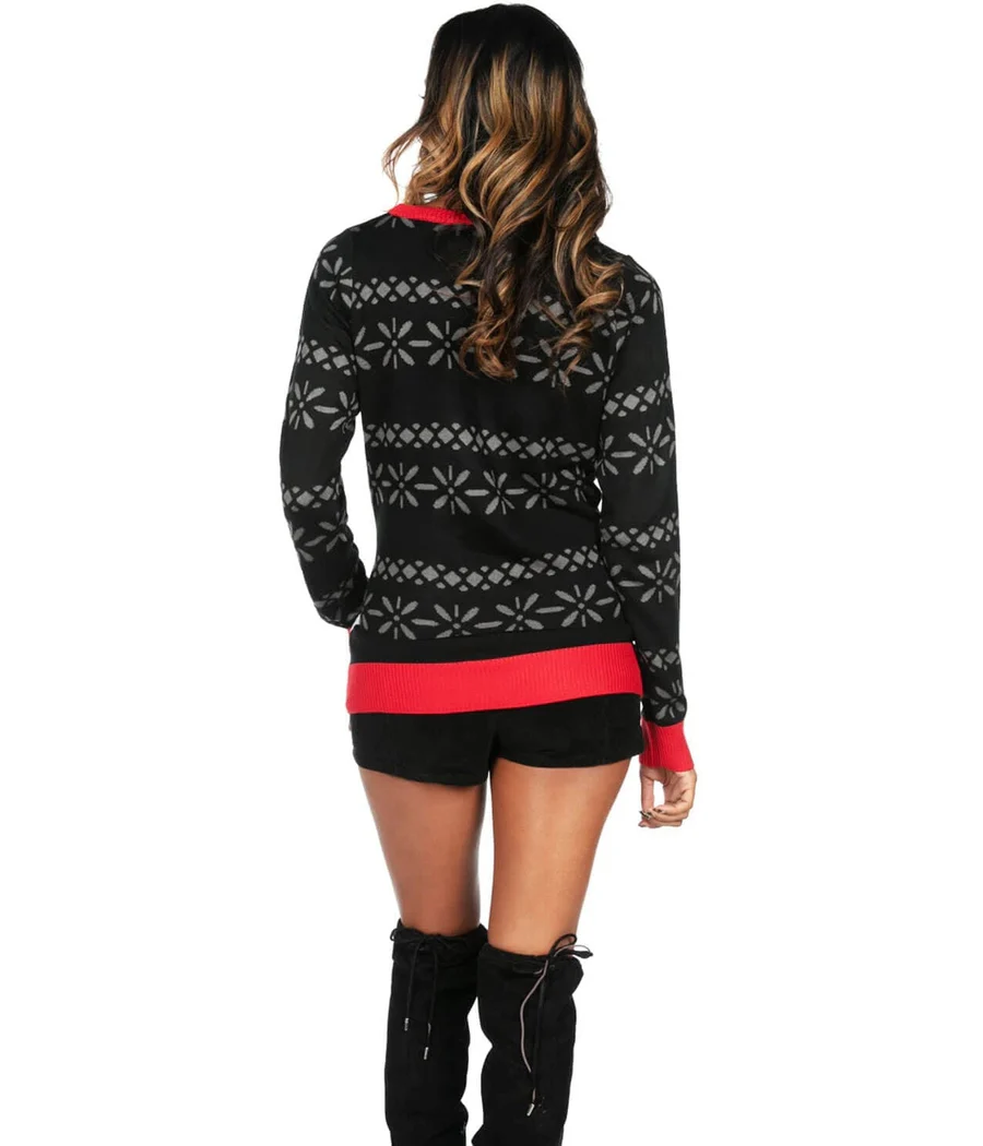 Women's Selfie Santa Ugly Christmas Sweater - Image 2
