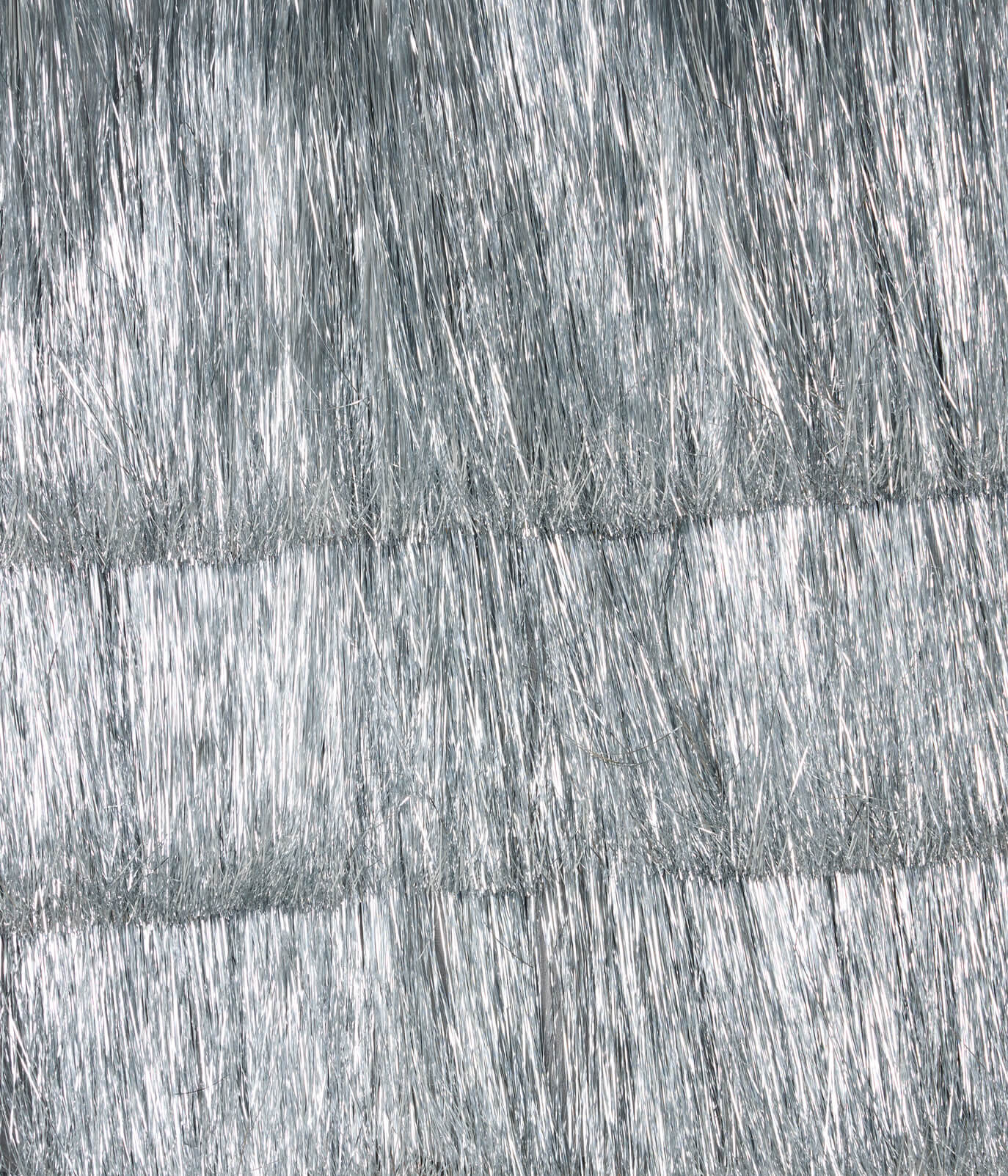 Women's Silver Tinsel Fringe Shorts - Image 5