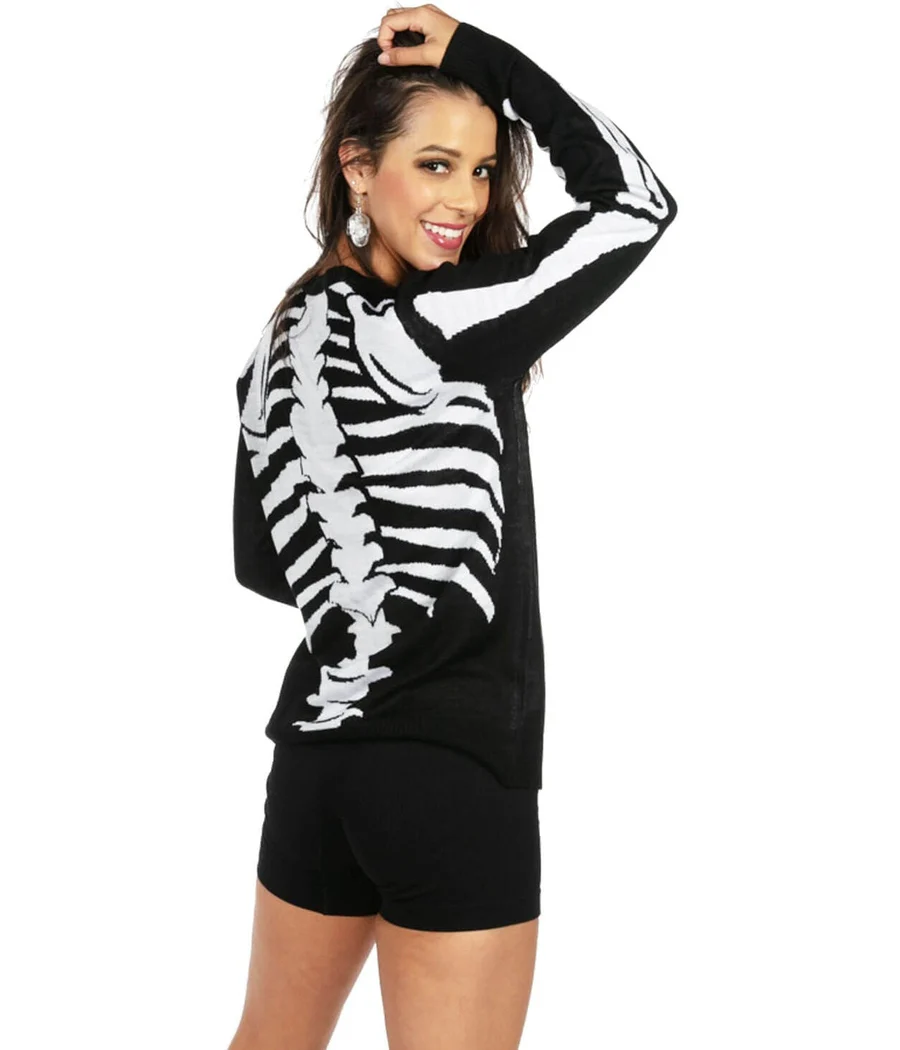 Women's Skeleton Sweater - Image 3
