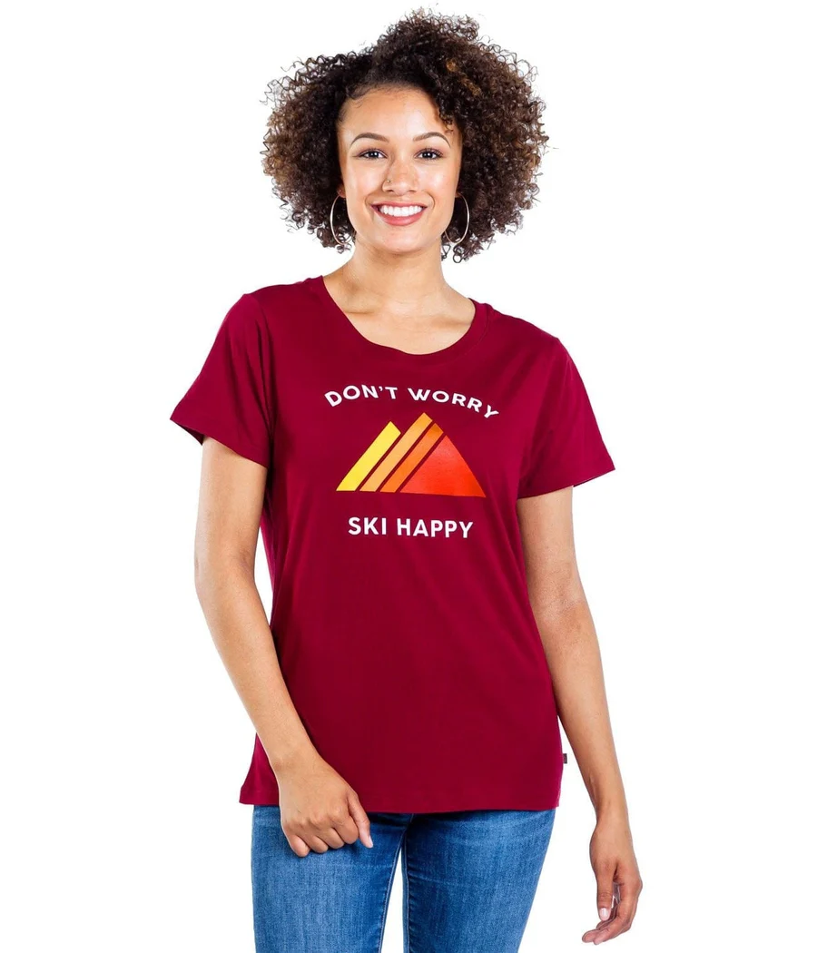 Women's Ski Happy Tee - Image 2