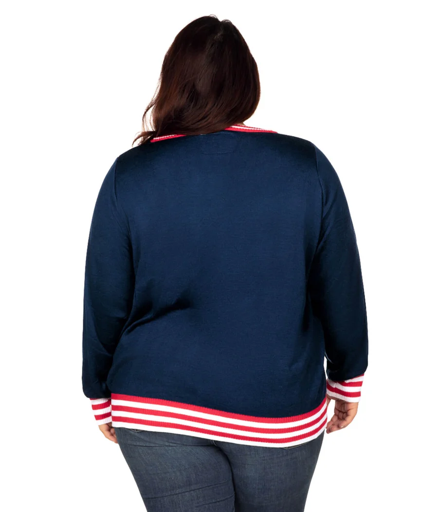 Women's Sleighin' It Plus Size Ugly Christmas Sweater - Image 2