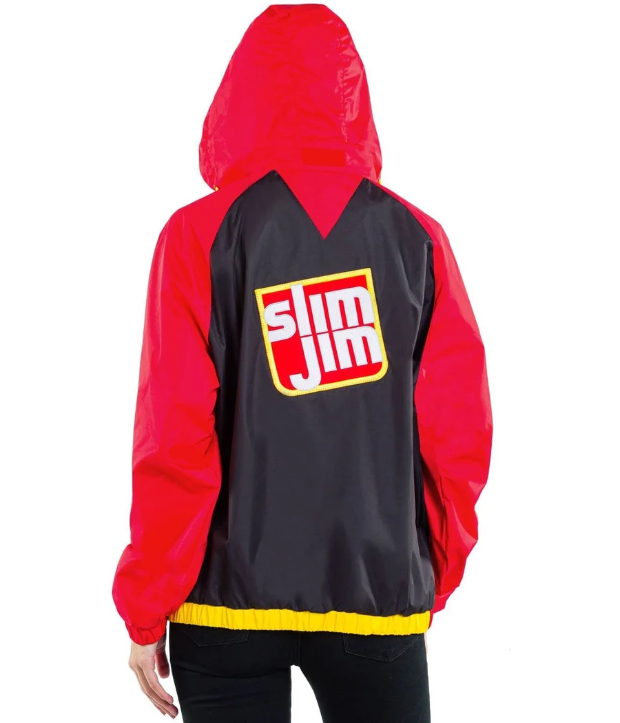 Women's Slim Jim Red and Black Jacket - Image 2