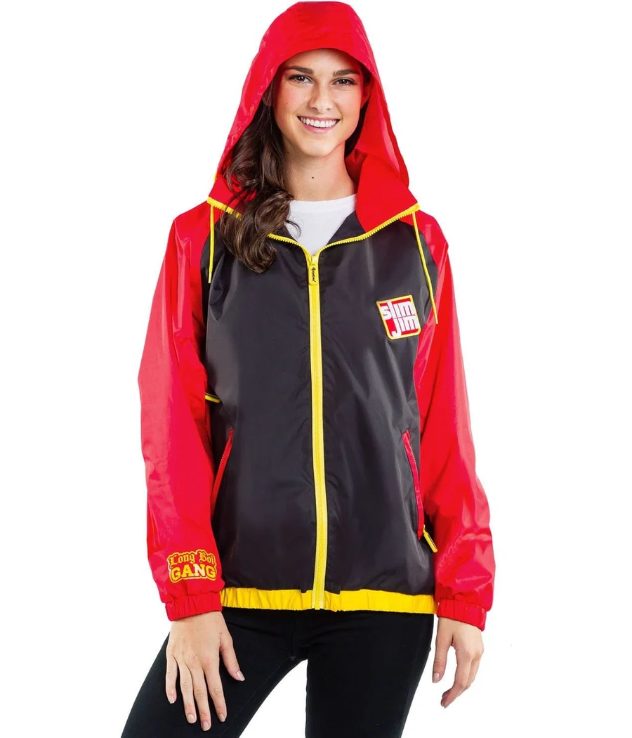 Women's Slim Jim Red and Black Jacket - Image 3