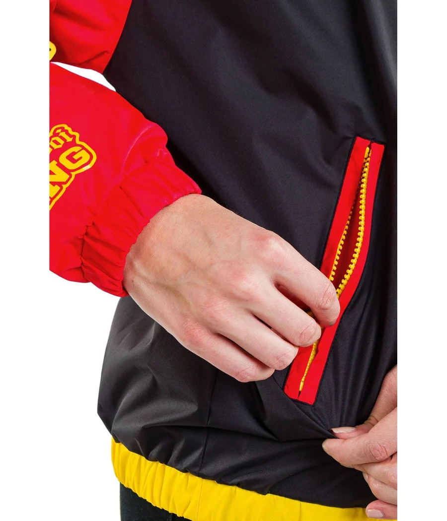 Women's Slim Jim Red and Black Jacket - Image 5