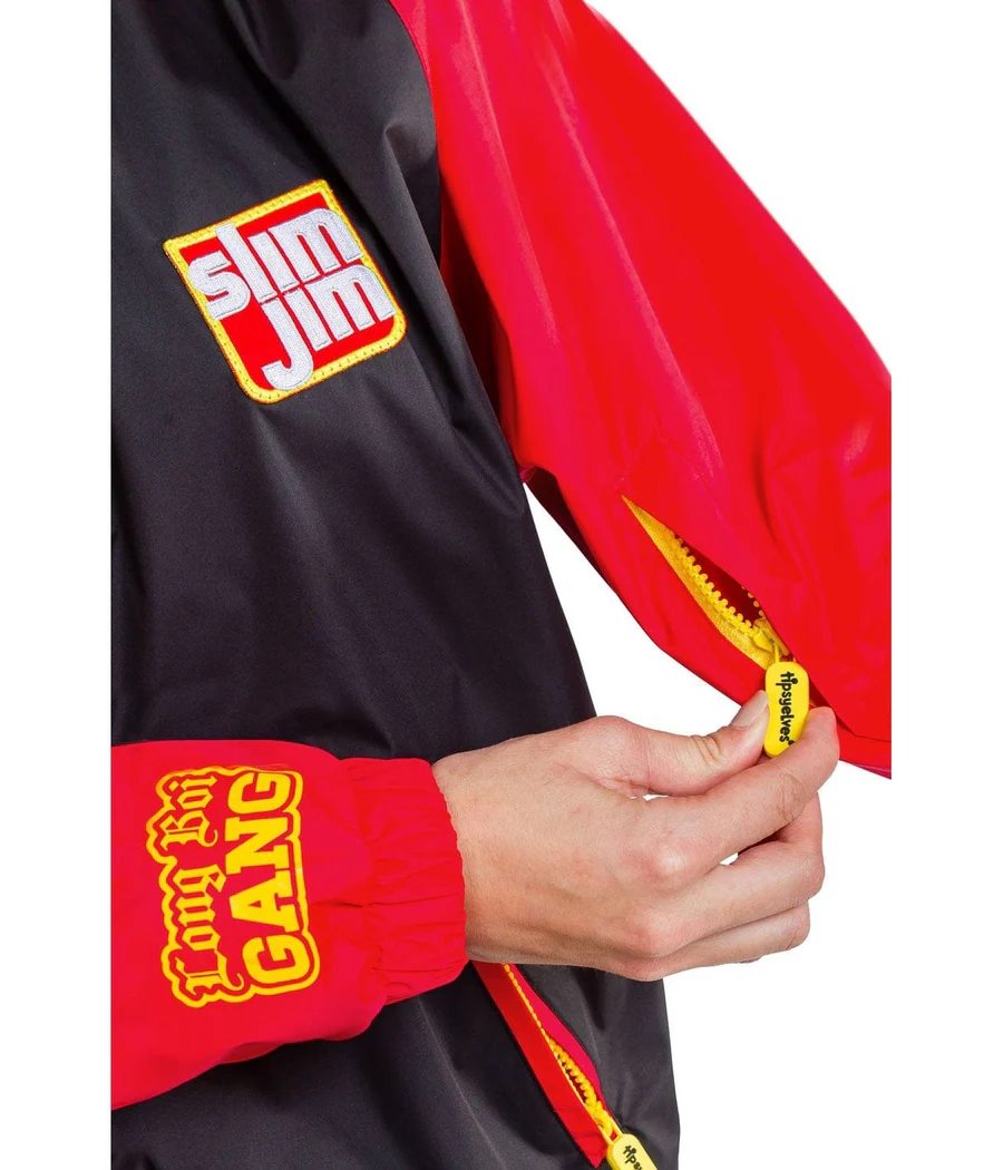 Women's Slim Jim Red and Black Jacket - Image 6