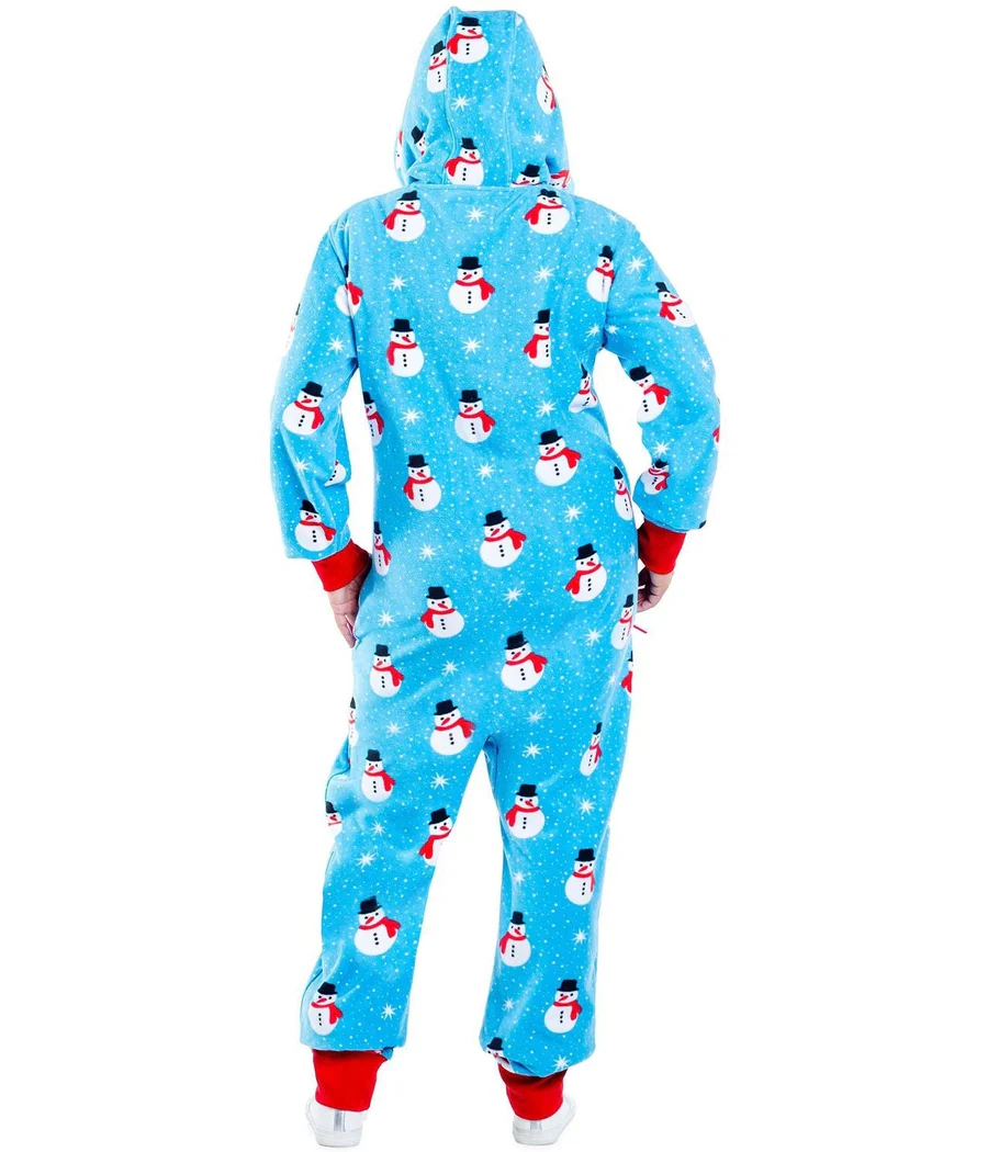 Women's Snowman is an Island Plus Size Jumpsuit - Image 2