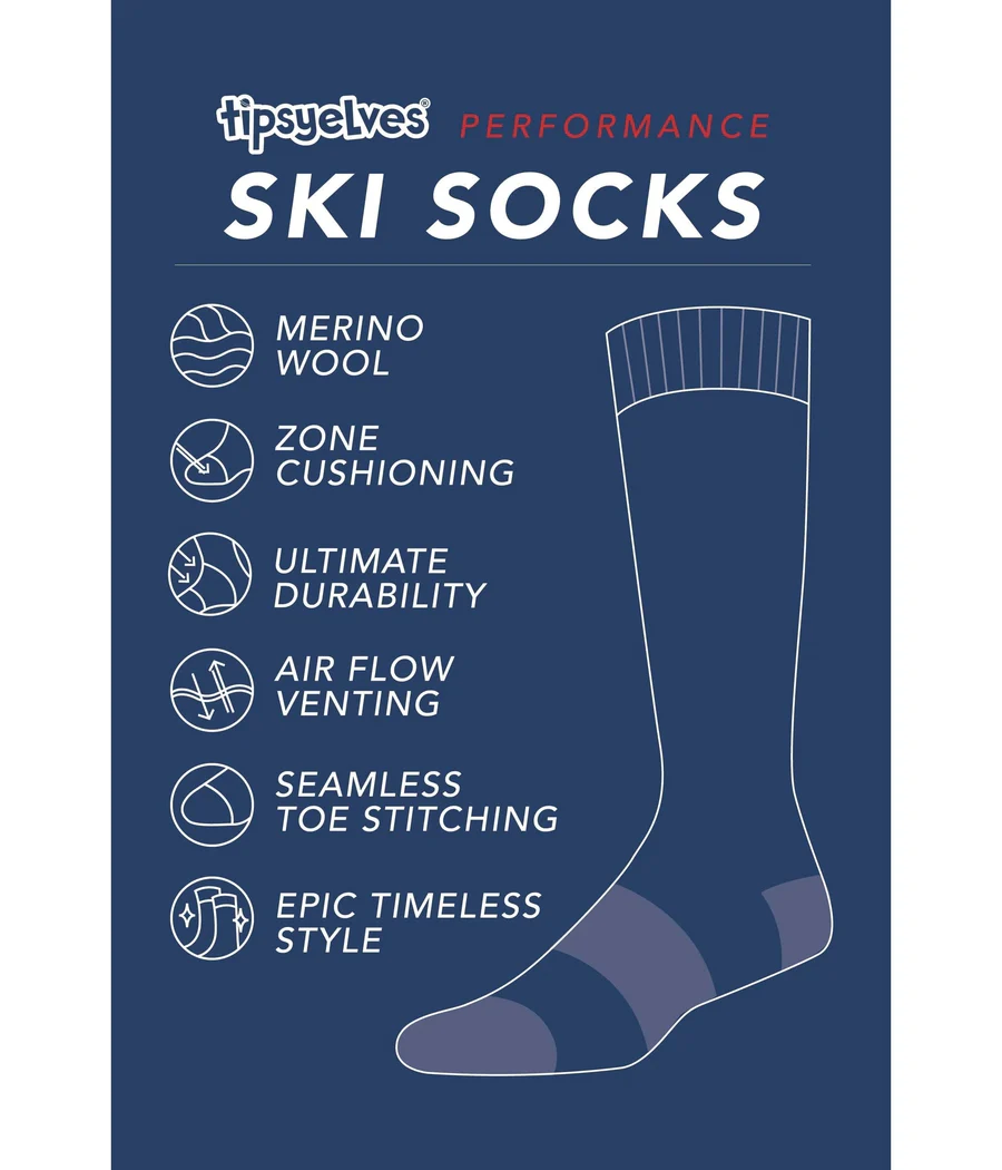 Women's Sunset Slopes Performance Ski Socks (Fits Sizes 6-11W) - Image 2