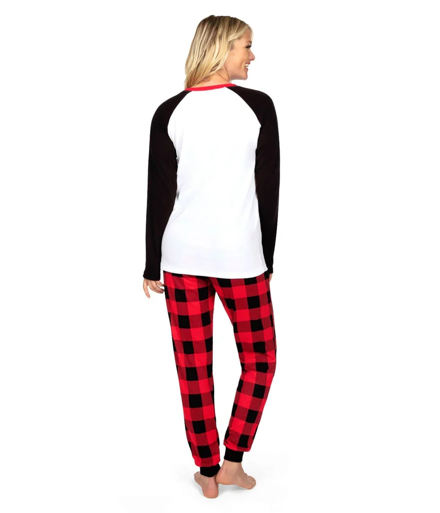 Women's Team Santa Crew Neck Pajama Set - Image 3