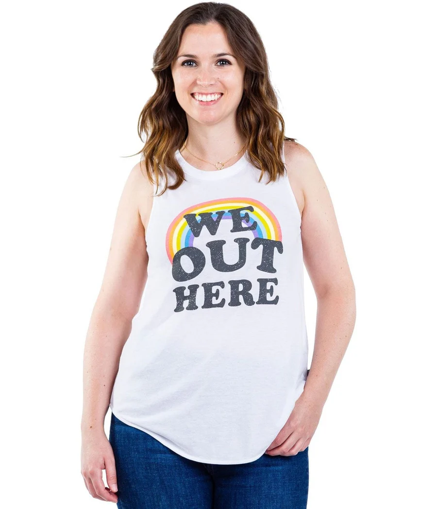 We Out Here Crew Scoop Tank Top - Image 2