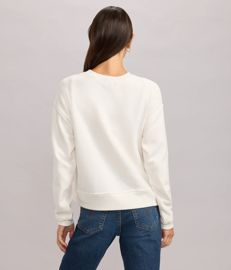 Women's Full of Holiday Spirit Rhinestone Embellished Sweatshirt - Image 2