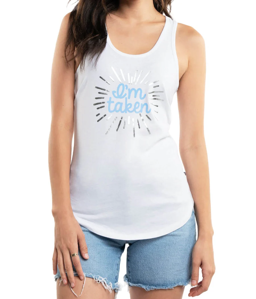 Women's I'm Taken Tank Top - Image 2