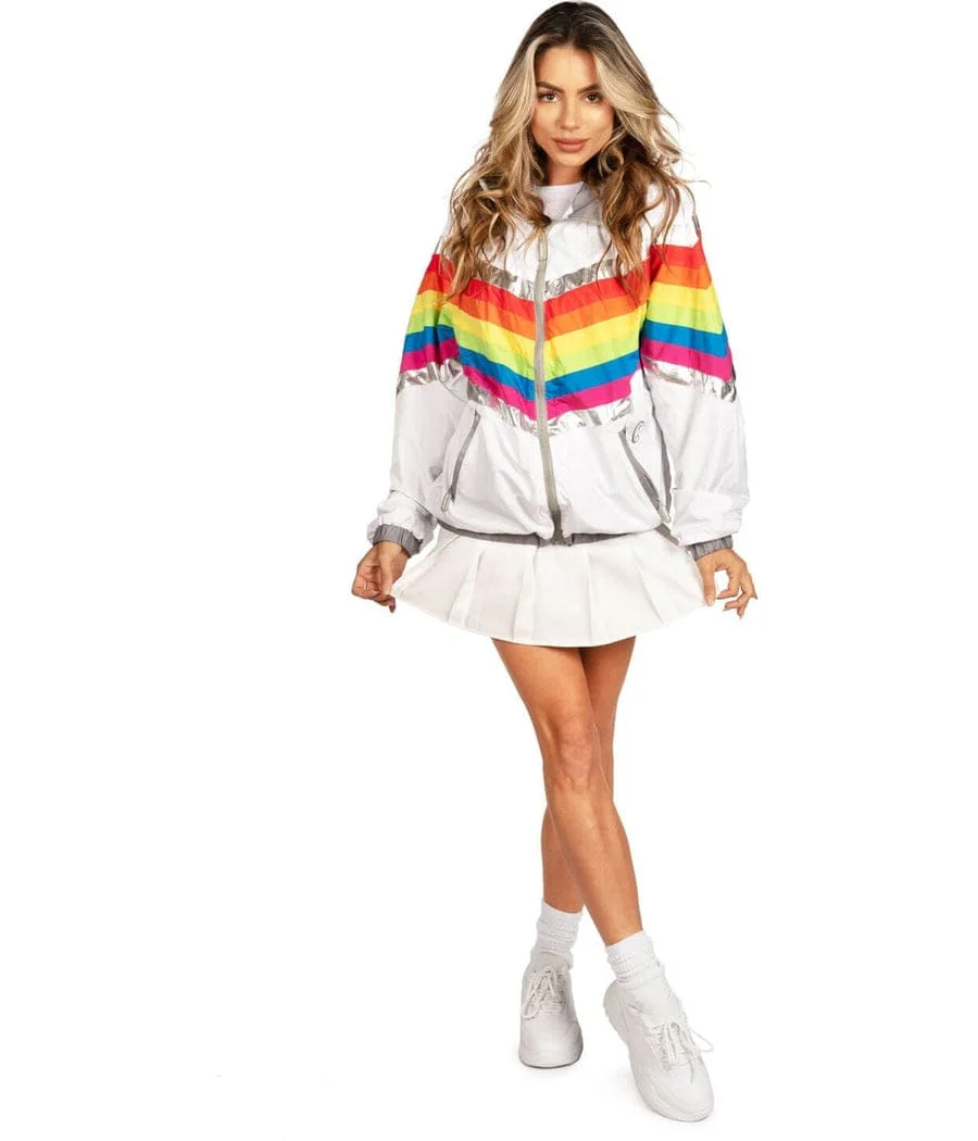 Women's Rainbow Pro Windbreaker Jacket - Image 4