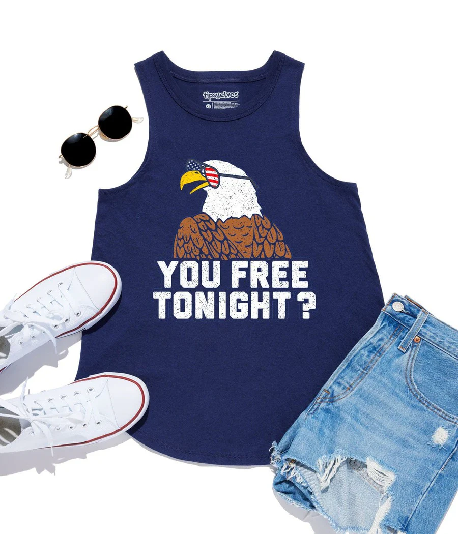 Women's You Free Tonight? Tank Top - Image 2