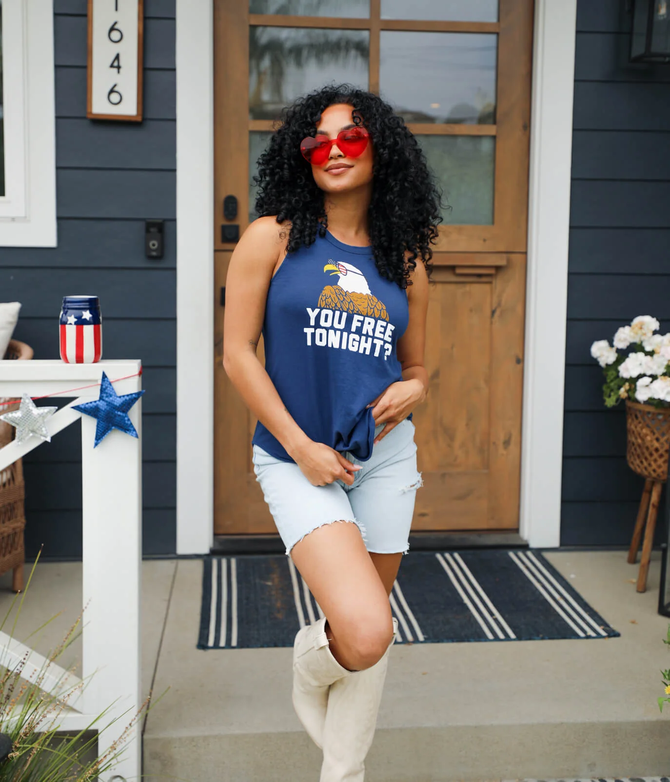 Women's You Free Tonight? Tank Top - Image 5